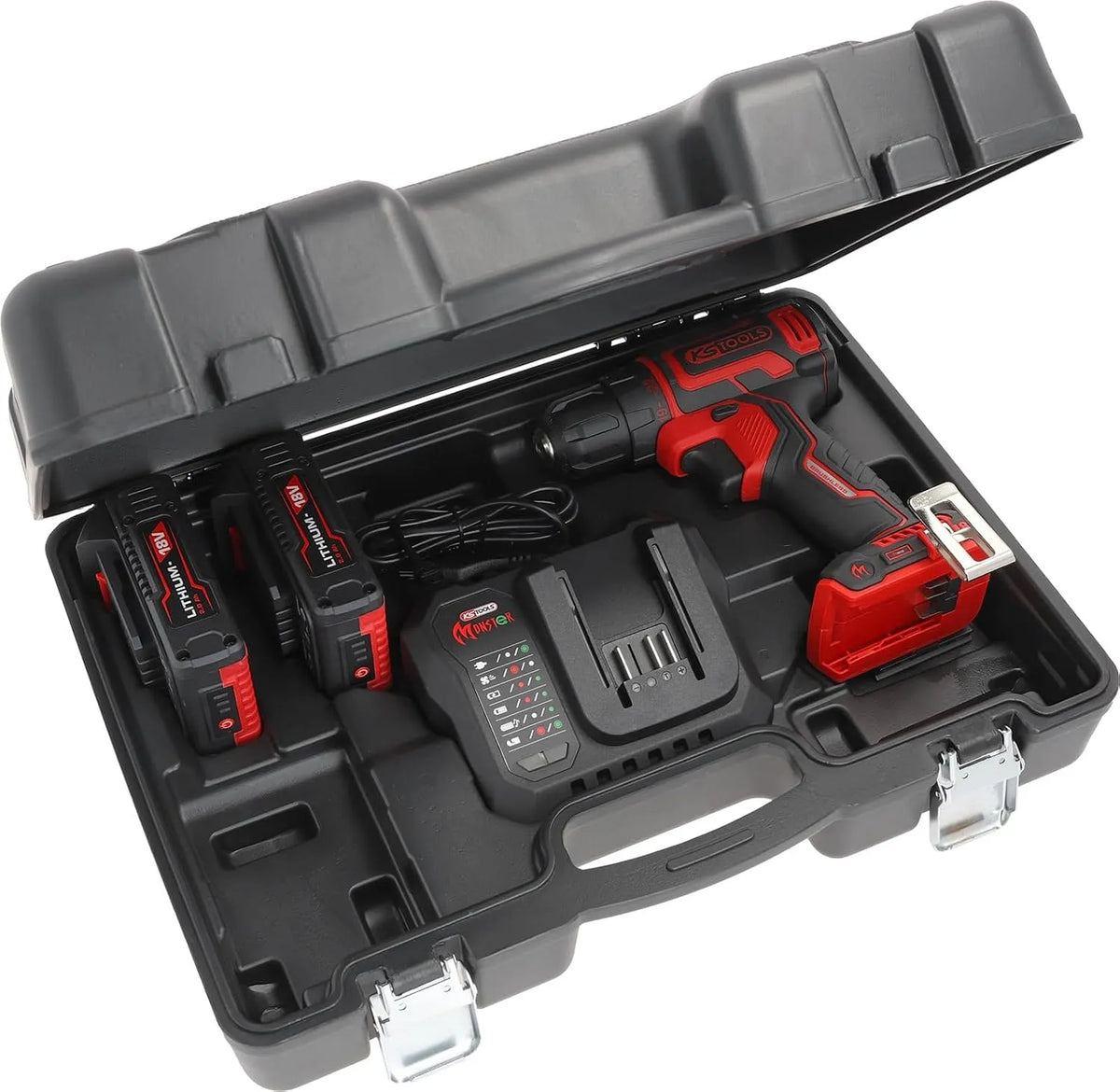 Modell 4-tlg 515.6400 eMONSTER Brushless-Akku-Bohr-Schrauber-Satz KS Tools