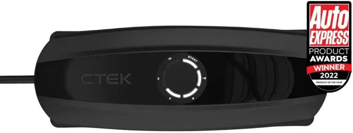 ONE CTEK CS, Batterieladegerät 12V, Intelligentes Ladegerät Motorrad, Ladegerät Auto, Erhaltungsladegerät Mit Adaptive Ladung, App