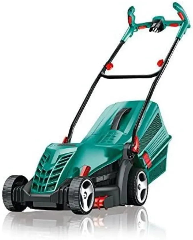 Bosch Rasenmäher ARM 34, Schnitthöhe: 20-70 mm, Schnittbreite: 34 cm, Gewicht 11 kg, Leistung 1.300 W, Elektro, Grasfangbox, Karton