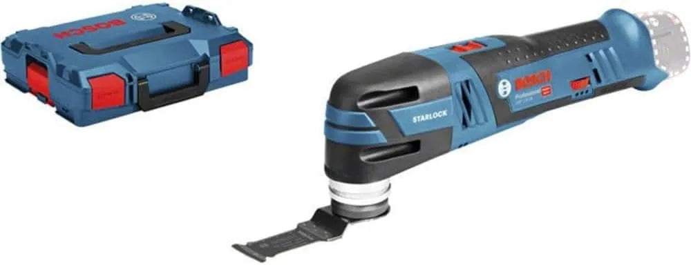 Bosch Professional 12V System Akku Multi-Cutter GOP, Starlock-Werkzeugaufnahme 12V-28 5000 20000, in L-BOXX 136, Solo, 06018B5002