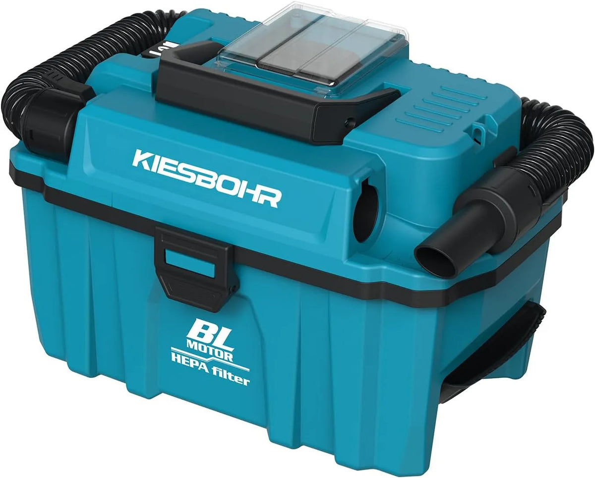 Makita Nass-/Trockensauger CSV001, Akku-Nass Kompatibel mit 18V Akku, Fassungsvermögen 10L Trocken, Fassungsvermögen 7.5L Nass, 15kPa Saugkraft