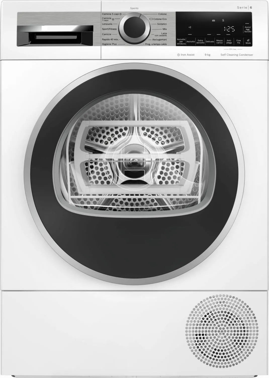 Bosch Wäschetrockner WQG245C0IT, Gewicht 9 kg, mit Wärmepumpe, Energieklasse A+++, Inverter, in freistehender Ausführung