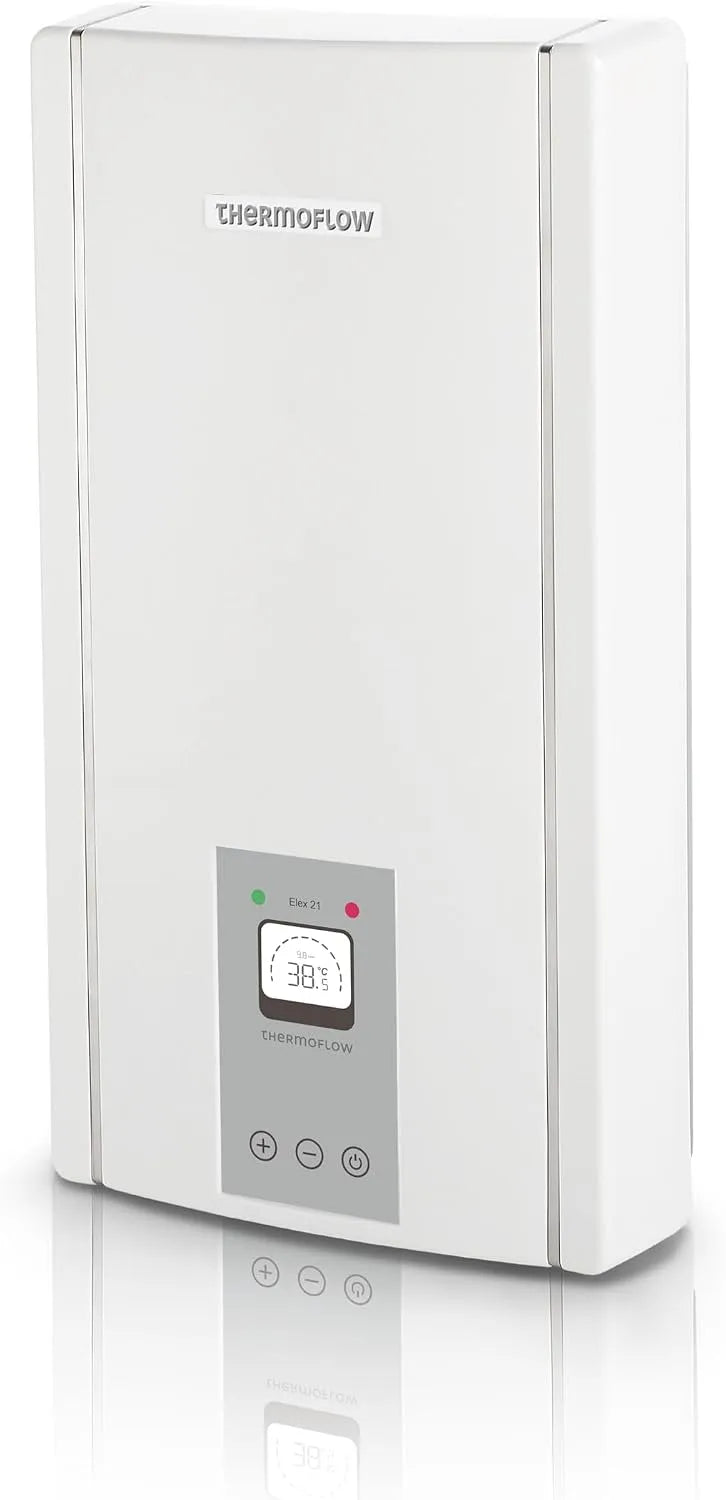 Warmwasserbereiter, bis 55 °C, Thermoflow Elex 21 kW Durchlauferhitzer 400 V druckfest, Fassungsvermögen 11,8 L/min, G 1/2' Anschluss