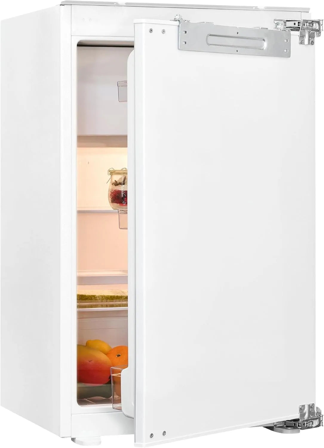 Exquisit Kühlschrank 4-Sterne-Gefrierfach EKS5131-4-FE-090E, Fassungsvermögen 119 l Nutzinhalt, 40 dB, Einbaukühlschrank mit Gefrierfach