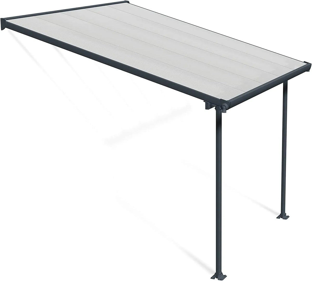 Feria Terrassenüberdachung Palram Canopia, Maße 307x295x305 cm, Farbe Grau